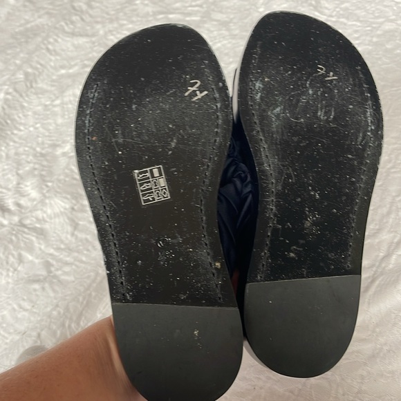 3.1 Phillip Lim satin Navy Blue slide sandals size 37 - Picture 5 of 7